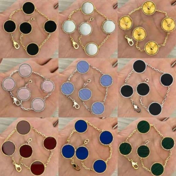 Designer 5 Beimu Classic Lucky Bracelet Gold Plated Sier Ladies and Girls Valentine's Day Mother's Day Engagement Jewelry Gift