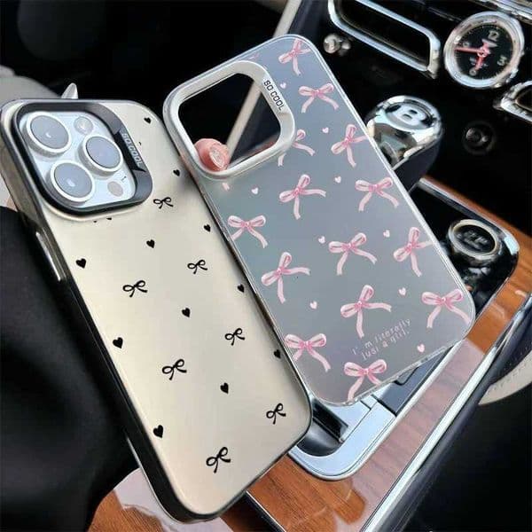 Case for Infinix Hot 50 40i 30i 40 Pro 30 Play Note 40 Smart 9 8 7 Tecno Spark 30C 10C 20C 20 10 Pro Cute Love Heart Bow CoverM251125