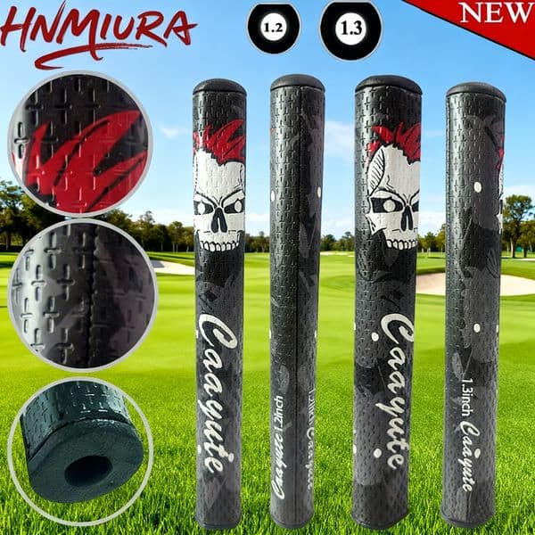 Golf Grips Cooyute PU Material Golf Putter Grips Golf Clubs Oversized Ultra-Light Non-Slip Wear-Resistant Grip 1.2/1.3 Golf Clubs Accessories