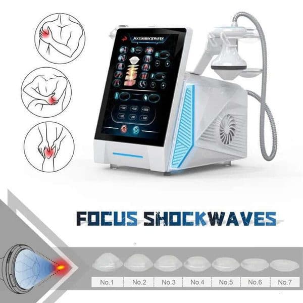 Professional Extracorporeal Focused Shockwave Therapy Machine ESWT Shockwave Pain Relief ED Treatment Physiotherapy Device