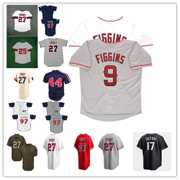 2002 Throwback WS Baseball Jerseys 15 Tim Salmon 17 Darin Erstad 9 Chone Figgins 44 Reggie Jackson 22 David Eckstein 16 Garret Anderson 1 Bengie Molina Stitched 4XL