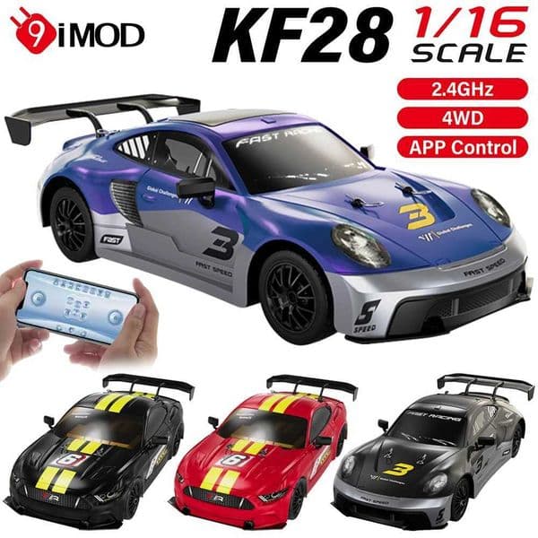 9IMOD RC Drift Car 116 Scale High Speed Car 24GHZ Racing Car APP Control Racing/Drift Dual Tires Four-wheel Drive VehicleW251125