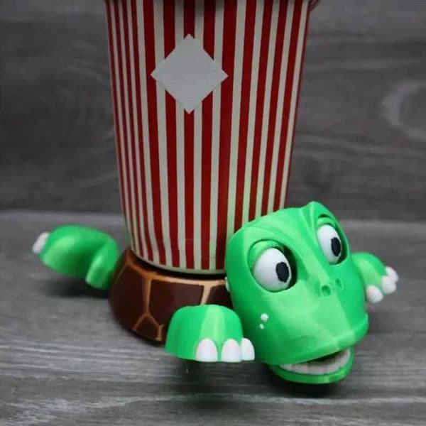 Interesting Turtle Panda Roller Coaster with Interesting Expressions 3D Printed Coaster Insulation Coaster Coffee Cup Stand for Home Office Decoration X250425