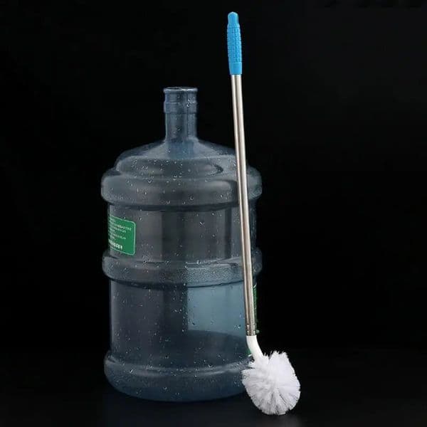 Long cleaning brush for 5gallon water bottles nylon bristles and stainless steel handle bendable bottle 250425