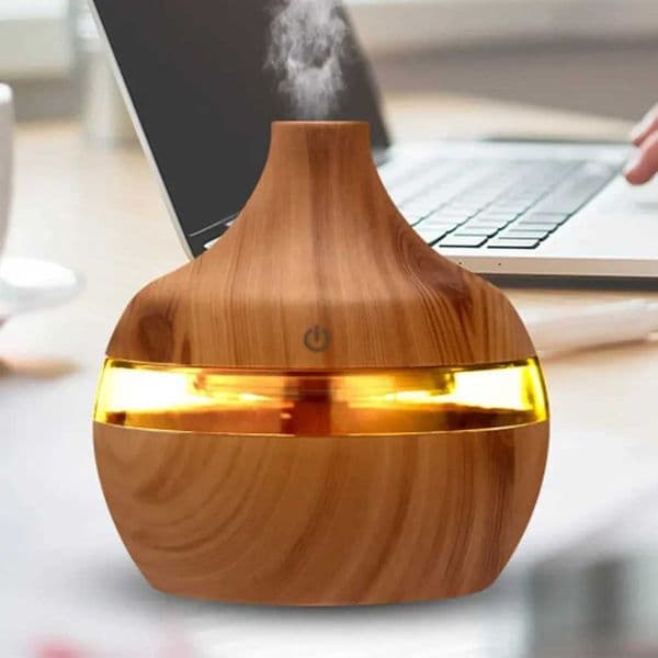 USB cold fog spray portable 300ml electric air humidifier aromatic oil diffuser with color night light suitable for household automotive diffuser X250425