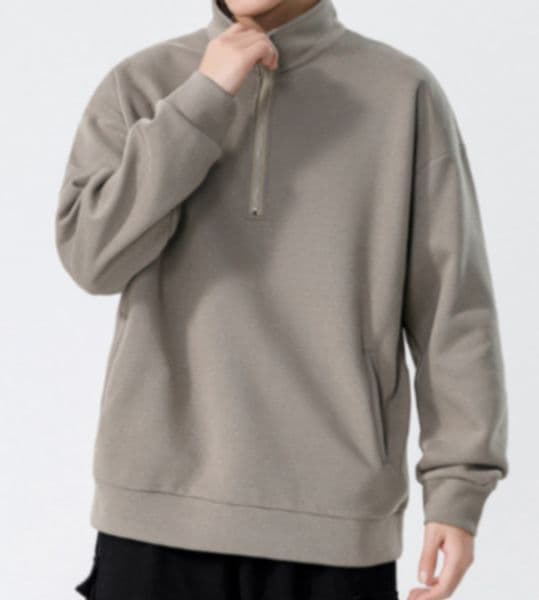51 Turtleneck Sweatshirt for Men Autumn and Winter Thickened Loose Trendy