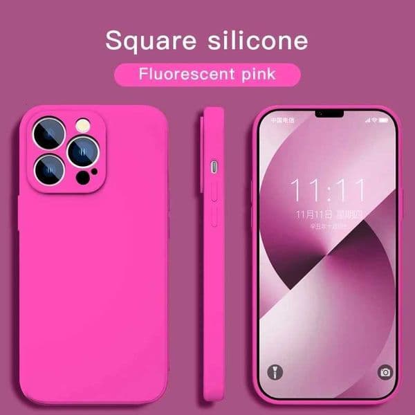 Soft Luxury Official Liquid Silicone Phone Case For iPhone 15 14 13 12 11 Pro Mini Max XR Plus SE 2020 CoverM251125