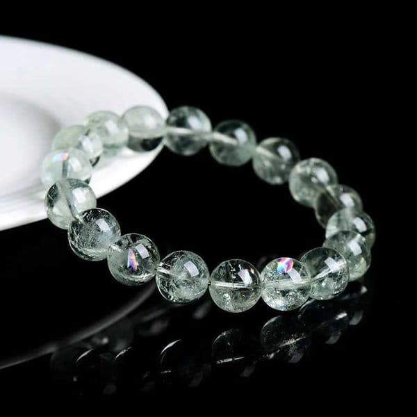 Rainbow Crystal Bracelet Beaded Bracelet Symbolizing Prosperity Wealth Big Crystal Stone Bracelet Best Jewelry Gift for Women J251125