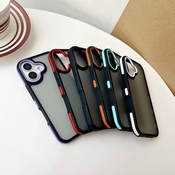 Feel Hard PC Soft TPU Cases For Iphone 17 Air 16E 16 15 Plus 14 13 Pro MAX 12 11 Iphone17 Fashion Plastic Dual Hybrid Color Hand Feeling Mobile Phone Back Cover