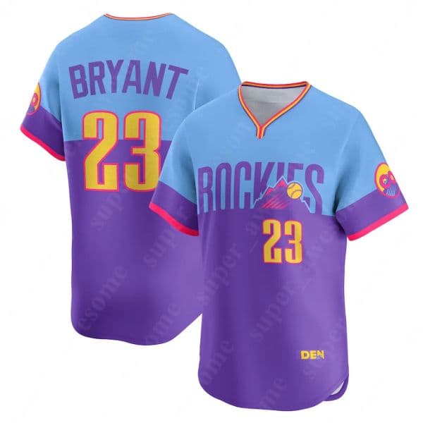 2025 Ctiy Ryan McMahon Baseball Jersey Ezequiel Tovar Kris Bryant Brenton Doyle Charlie Blackmon Kyle Freeland German Marquez Zac Veen Todd Helton Larry Walker