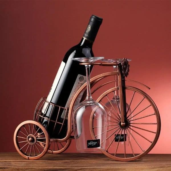 Creative Metal Wine Rack Vintage Wine Bottle and Glass Holder Bar Home Decoration Display Stand Drip botellero vino 251126