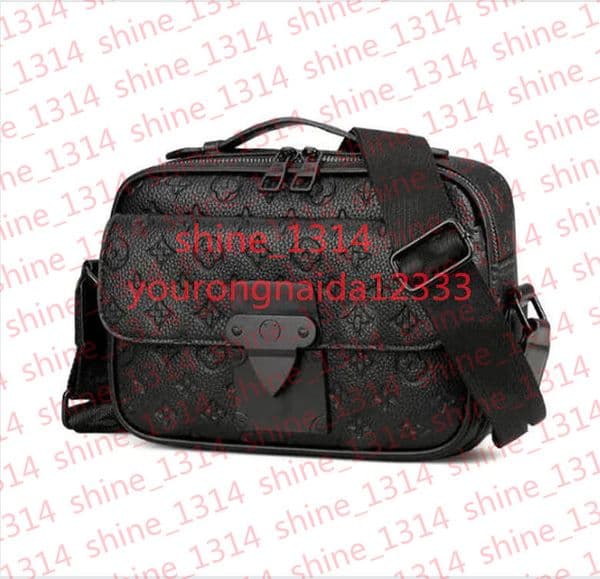 Designer Men Tote Bag Black PU Leather Shoulder Crossbody Purse Wallet - Stylish Handbag for Everyday Use 2026