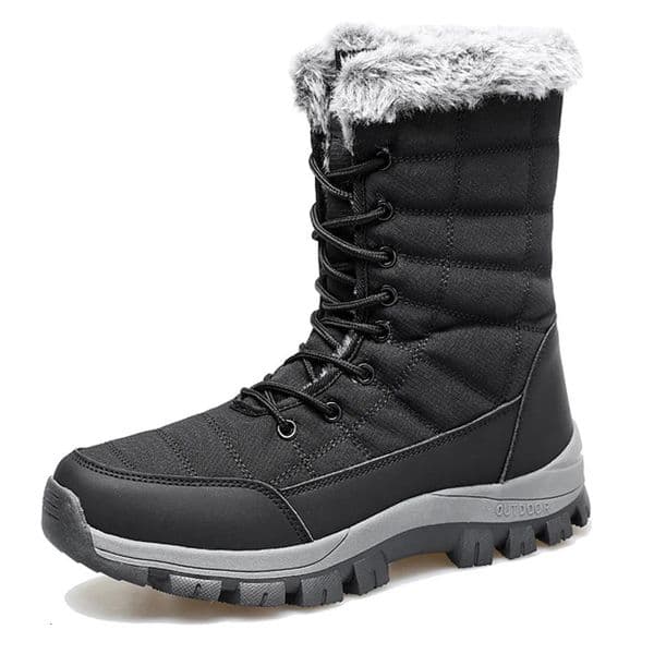 Winter Snow Boots Men Outdoor Trekking Shoes Warm Plush Mens Boot Tactical Work Safety Leisure Shoes 251126