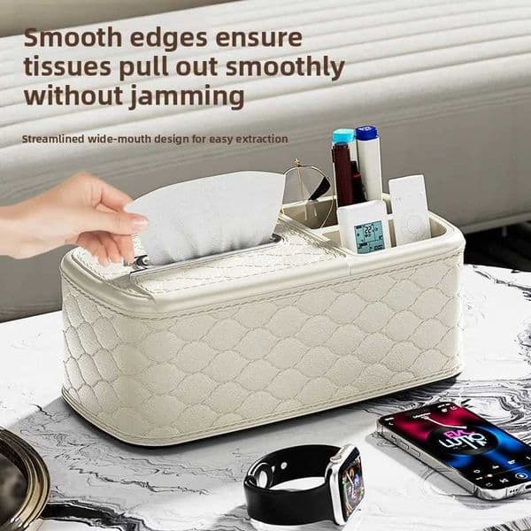 Light luxury tissue box new multi-functional storage living room storage household artifact Y251126