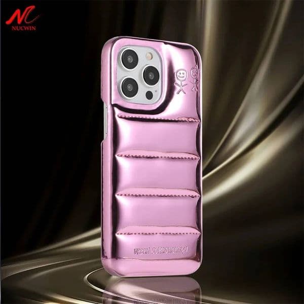Funny Down Jacket Case 12 13 14 15 16 Pro Max 17 Air Laser Bling Heavy Duty Silicon The Buffer Cover for iPhone 11