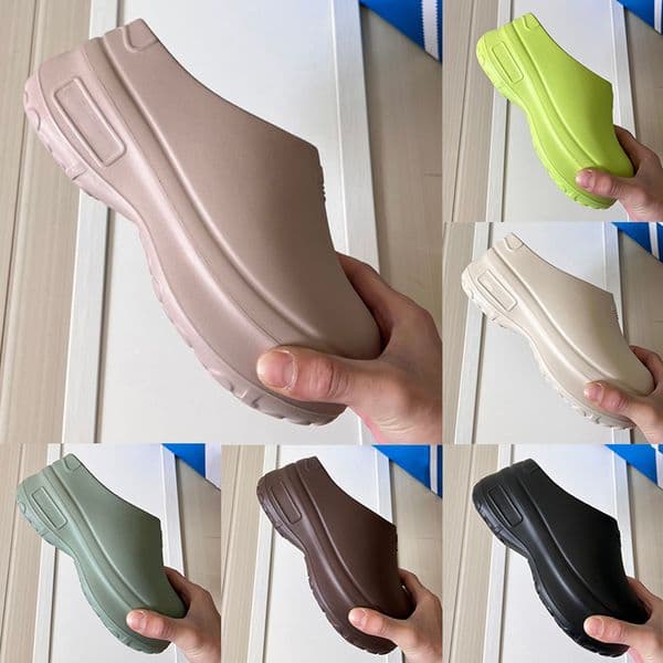 Designer Slippers for Men Women Sandals Wonder Green Lucid Lemon Taupe Core Black Silver Yellow Grey Slide Slipper Height Increasing Shoes Luxury Slides 35-45