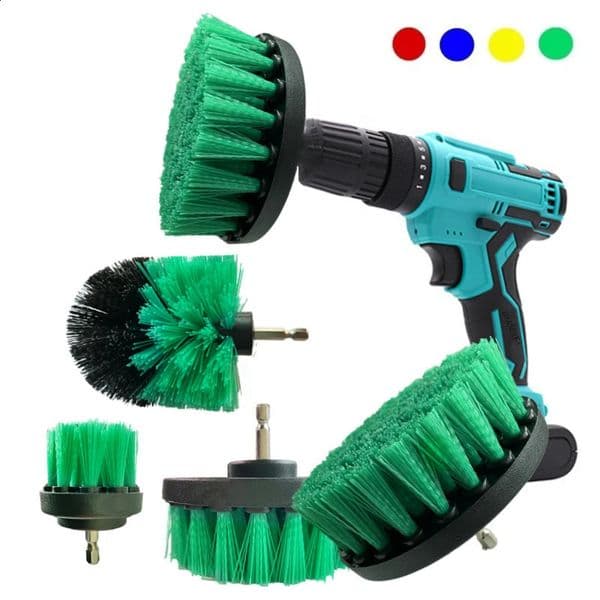 Electric drill cleaning brush electric tool car beauty bathroom toilet pan 250425