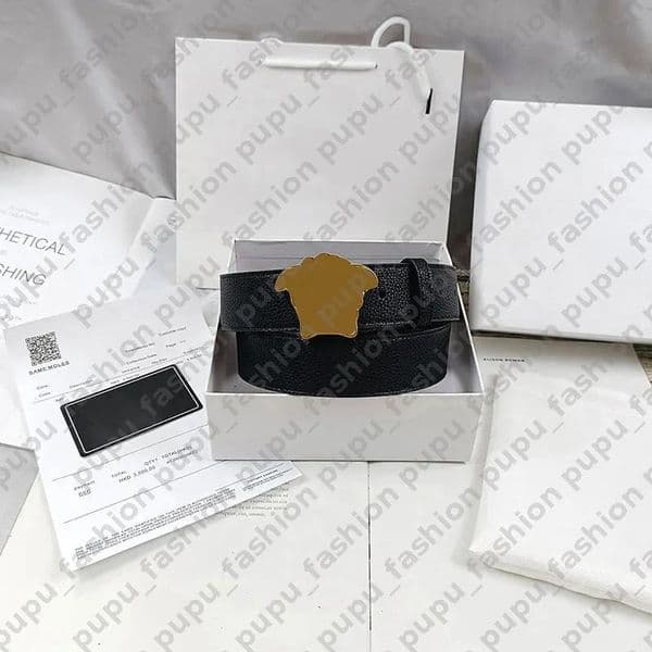 Designer Belt Luxury Belt Classic Belts For Women Designer Mens Belt Standard Length Gold Letters Fine Leather Belt For Men Fashion Classic Lychee Pattern