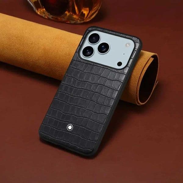 Luxury Crocodile Texture Leather Anti-Scratch Sle Case for IPhone 17 Pro Max Air 16E 15 14 Plus 13 12 Soft Material Matte Cover C251126