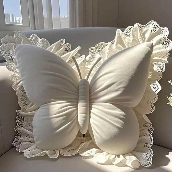 Princess Butterfly Office Pillow Living Room Bow Bedroom Car Sofa Cushion Home New Pillow RoomW251126