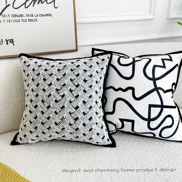 18x18-Inch Patterned Square Upholstered PillowcaseLittle Weaving Style Sofa For Bedroom Sofa For Living Room Bed And ChairW251126