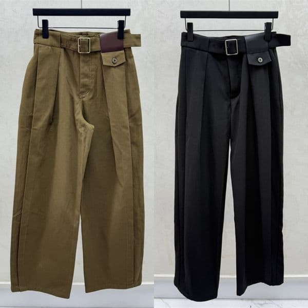 Luxury Women Casual Sweatpants Street Style Versatile Formal Vintage Pants Autumn Simple Stylish Long Trousers With Belt