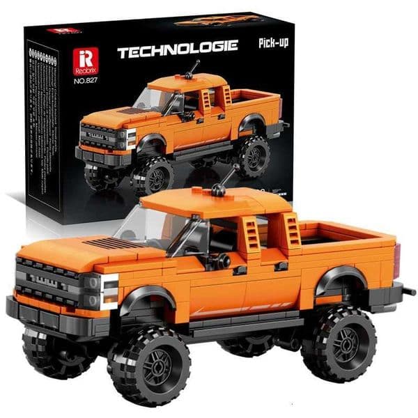 423PCS Pickup Truck Building Blocks City Freight Car Model Bricks Desktop Decoration Educational DIY Toys For Kids Holiday GiftsT251126