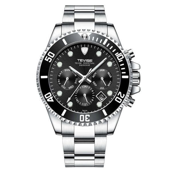 Tevise brand luminous fashion casual mechanical watch multifunctional men's waterproof watch luxury automatic watch designer wristwatch Mechanical Tourbillon