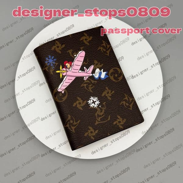 luxury designer brand women wallets leather passport cover brand credt card holder men business passport holder wallet carteira masculina