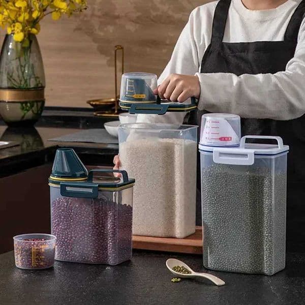 Large Airtight Pet Food Storage Container - Durable Easy Clean Stylish Design for Dog Cat Food - Premium Quty Y251126
