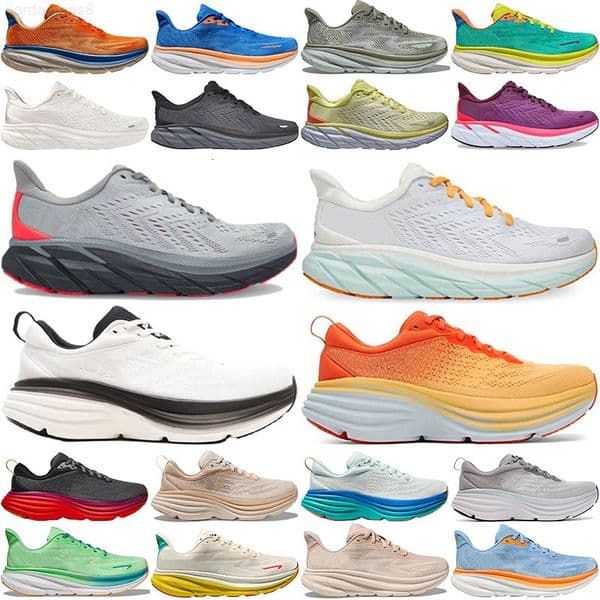 Clifton Hokasneakers sneakers Designer running shoes men women bondi 8 9 ONE womens Challenger 7 Anthracite hiking shoe breathable mens outdoor Sports