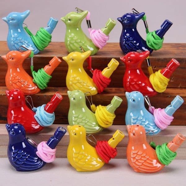 bird Bird Shape Whistle Waterbirds whistles Children Gifts Ceramic Water Ocarina Arts And Crafts Kid Gift Many Styles
