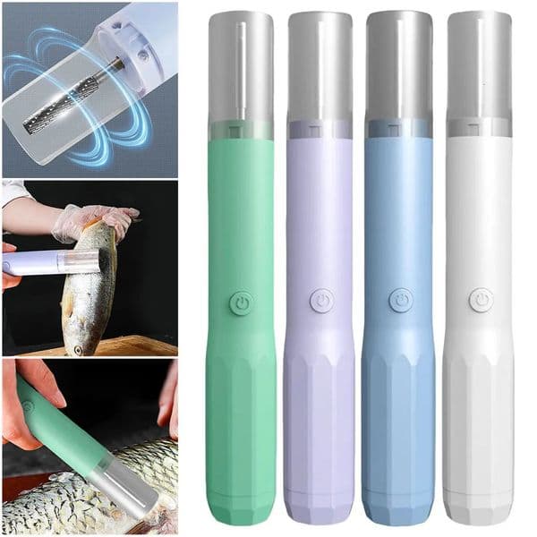 Rechargeable Fish Scale Remover Easily Remove Fishscales Scraper for Kitchen Scaling Cleaning 251126BANJIA