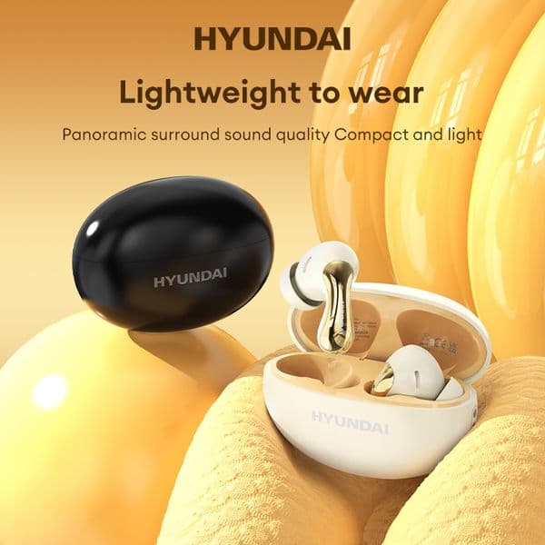 HYUNDAI HY-Y01 TWS Earphones Wireless Bluetooth V5.3 Low Latency Stereo Headphones Game HD Call Touch Earbuds With Mic