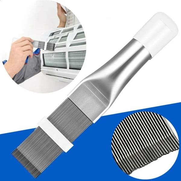 Air conditioner fin cleaning tool household coil comb Ac Hvac condenser radiator universal folding brush 250425