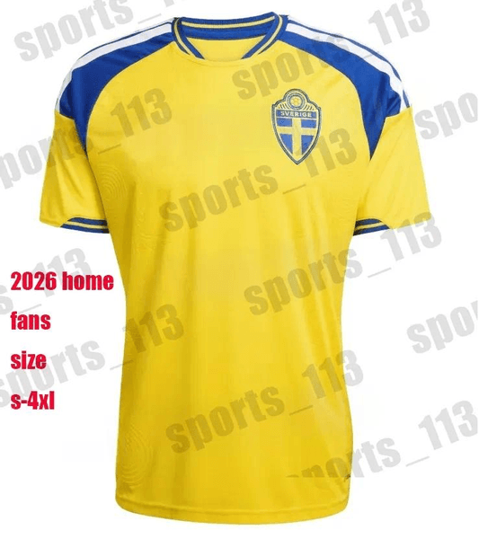 2026 2027 Sweden soccer Jerseys 2026 World Cup Sweden National Team World Cup jersey Swedish jersey