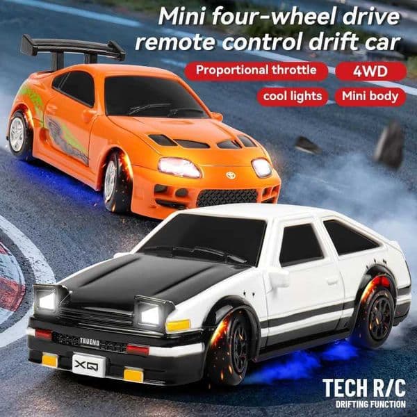 XQ High-performance mini drift car 164 scale remote-controlled toy racing car the perfect gift for children Y251127