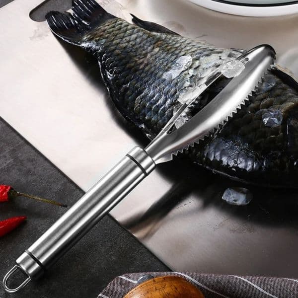Fish Scales Scraping Graters Stainles Fast cleaner Remove skin brush Cleaning Peeler Scraper bone Tongs tweezers tool 251126BANJIA
