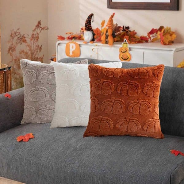 2pcs 3D Pumpkin Pillow Covers Pumpkin Pattern Decorative Throws Pillowcases Autumn winter home decor on sofas ChristmasW251127