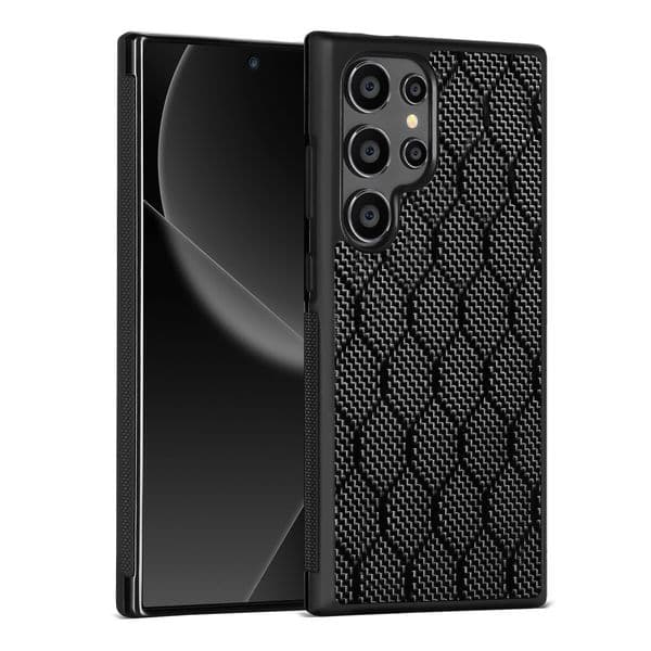 Honeycomb Carbon Fiber Phone Case for Samsung S25Ultra Samsung S24 S23Plus S22