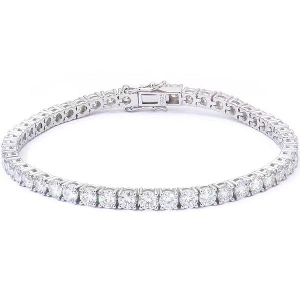 Xingyue Custom Women High End Fine Jewelry 3mm Gra 925 Silver Gold Plated Diamond Mossanite Moissanite Bracelets