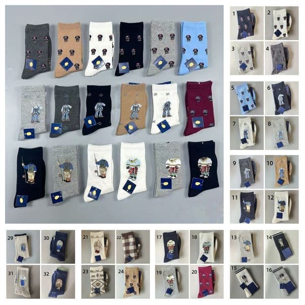 Mens Socks Designer Sock Casual Mid-Calf Cotton Sports Stocking Fashion Versatile Warm Breathable Running Sport Outdoor Z260420