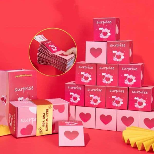 12Pcs/Set Surprise Gifts Box Creative Pop Out Gift Box Unique Bouncing Money Box Luxury for Happy Birthday Anniversary Valentine Z251127