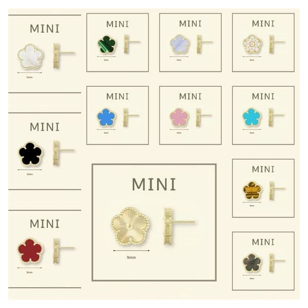 Exquisite Earrings Luxury Jewelry Emerald Mini Clover Earrings Turquoise Gold Plated Designer Jewelry Wedding Earrings Designer Earring For Woman Festival Gift