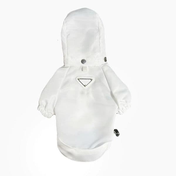 Designer Jackets Coats Clothes Brand Lightweight Apparel Raincoat Coat With Hoodie Waterproof Dog Rain Jacket Large Dogs Adjustable Drawstring