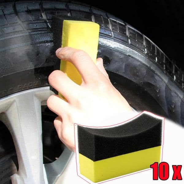 Car wheel polishing waxing sponge brush tire cleaning foam pad details car washing wiper tools auto parts 250425