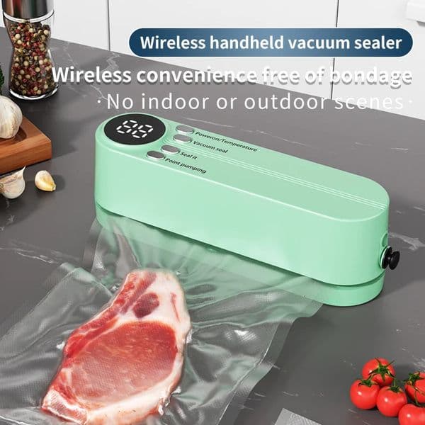 Charging Mini Wireless Fully Automatic Vacuum Sealing Machine Household Small Portable Food Packaging Plastic Sealing Machine 251126BJ