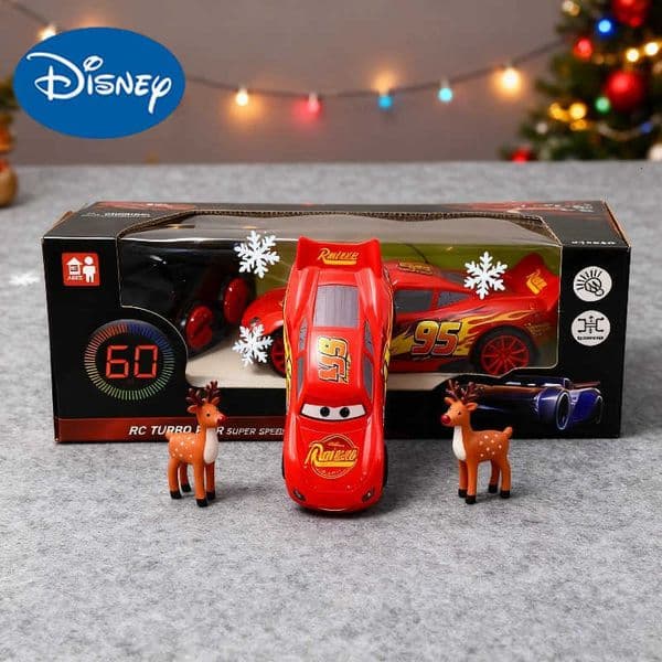 Disney NEW 2025 Remote Control Car Pixar Cars 3 Lightning Mcqueen Remote Control Toy Simulation Racing Car Kids Christmas Gift H251127