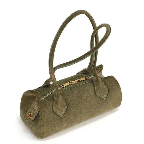 Genuine Leather Luxury Designer Handbag Women High Quality Soft Calf Suede Shoulder Bag New Simplicity Classic Female Bags
