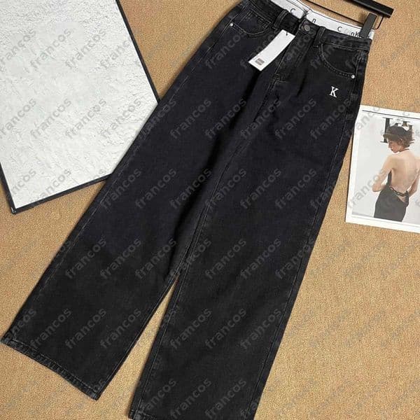 Letter Luxury Jeans Womens Designer Denim Pants For Woman Women Jean Classic Brand Female Trouser -8 Lady Straight Pants Trouser Clothes Clothing DZD2511271